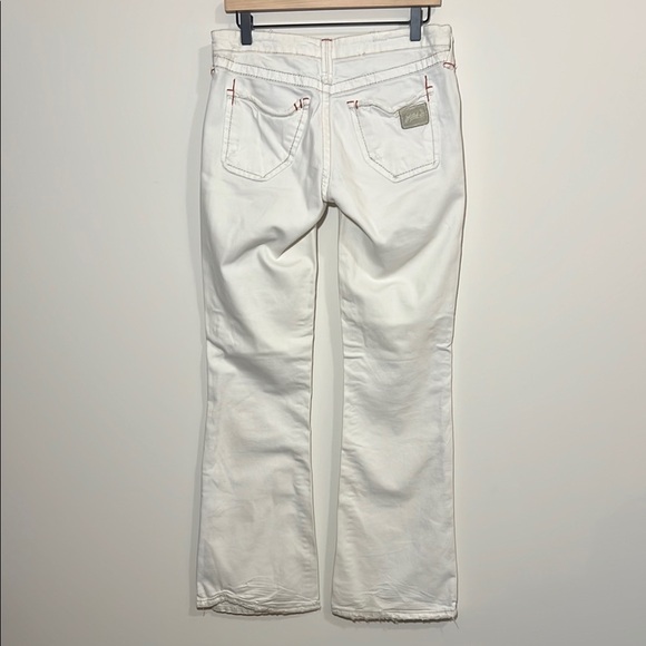 Stitch’s Authentic Tailored Denim Women's White Bootcut Jeans, Size 28 - Picture 9 of 15